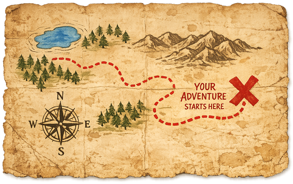 Illustrated Pack 620 adventure map