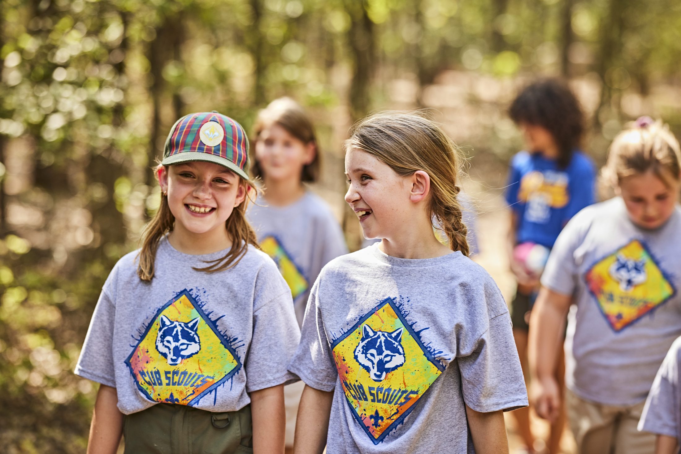 Pack 620 Cub Scouts enjoying camp together